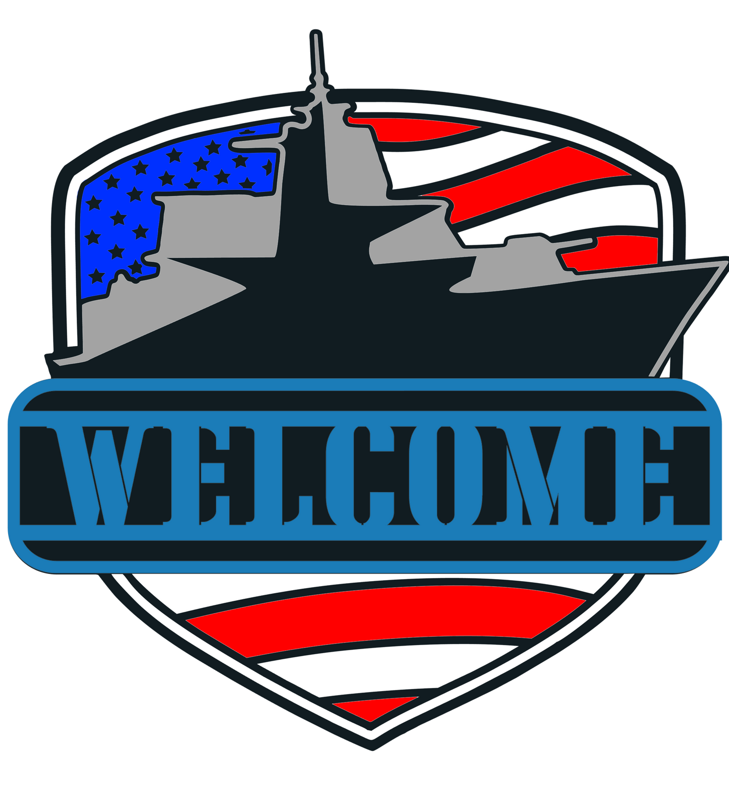 Military ship sign (digital download)