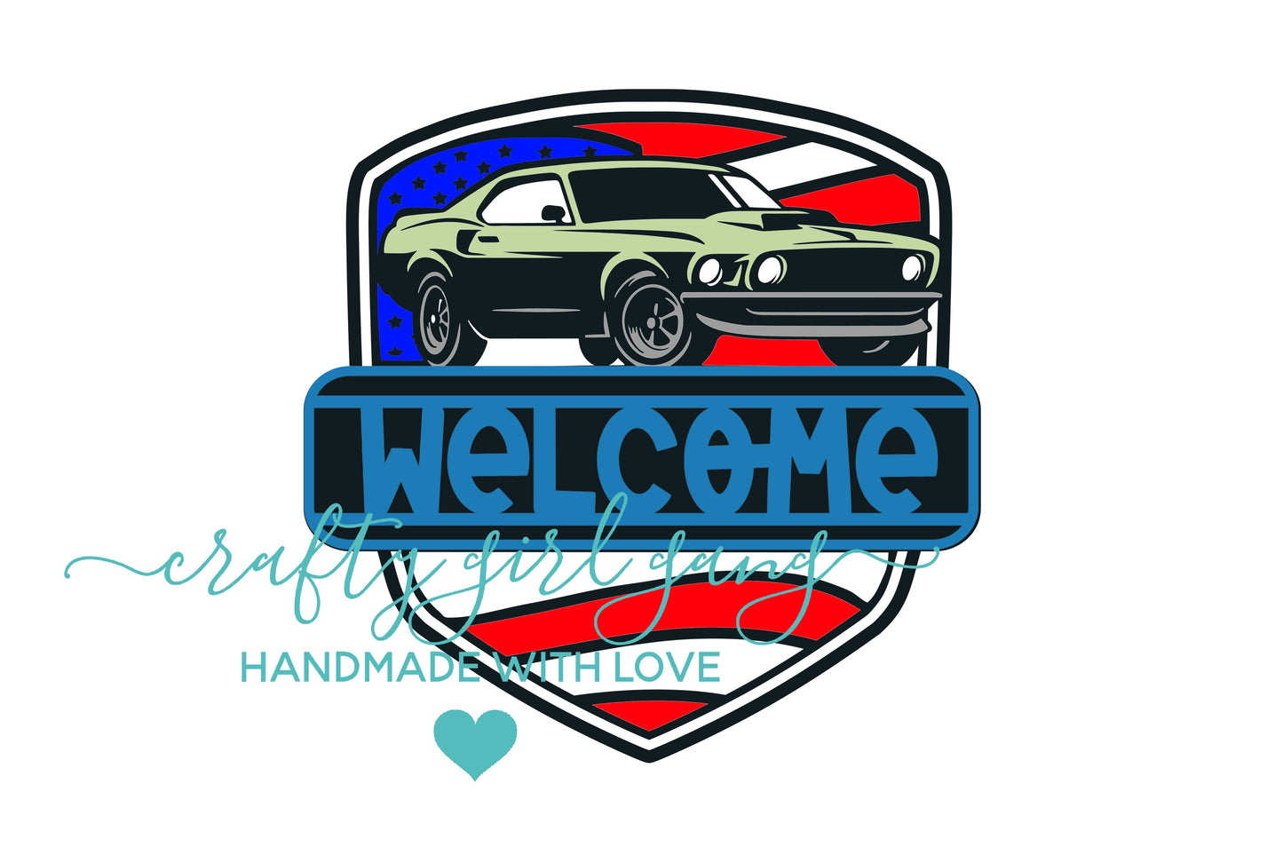 Mustang sign (digital download)