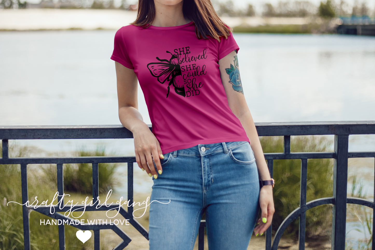 She BEE-lieved she could - Shirt