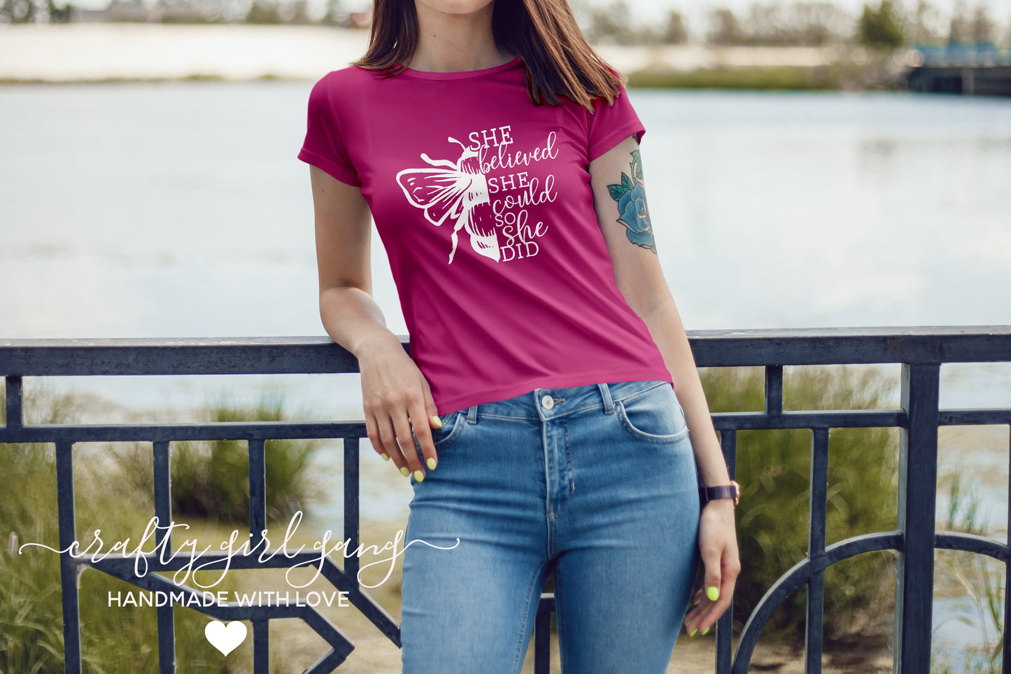 She BEE-lieved she could - Shirt
