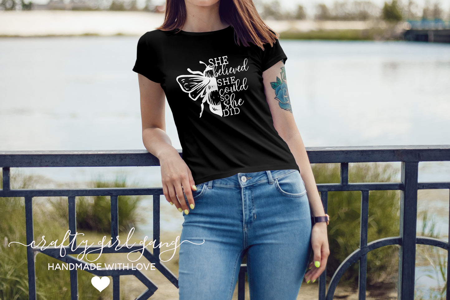 She BEE-lieved she could - Shirt